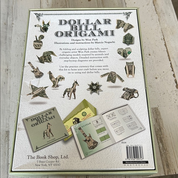 Other - Dollar Bill Origami Book by Won Park